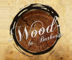 logo wood la barberia