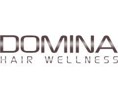 logo domina hair wellness