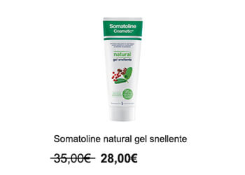 somatoline natural gel
